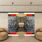 Glasschiebetür BLACK-LINE - Fotoprint Modell 327