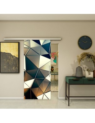 Glasschiebetür SLIM-LINE - Fotoprint Model 19