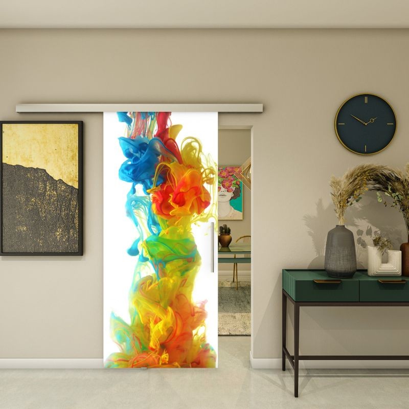 Glasschiebetür SLIM-LINE - Fotoprint Modell 20