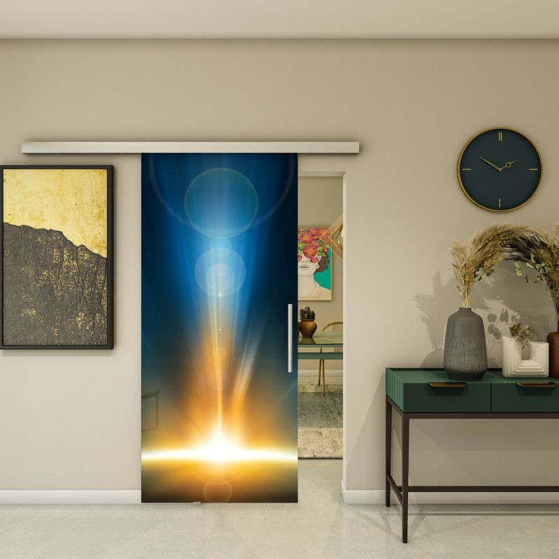 Glasschiebetür SLIM-LINE - Fotoprint Modell 28