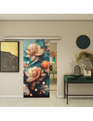 Glasschiebetür SLIM-LINE - Fotoprint Model 55
