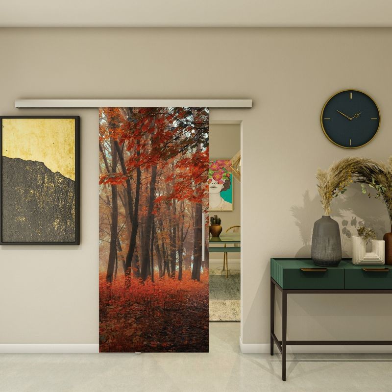 Glasschiebetür SLIM-LINE - Fotoprint Modell 67