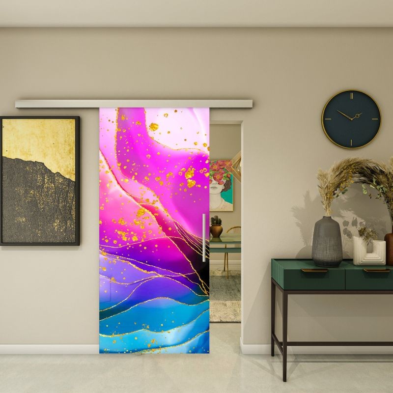 Glasschiebetür SLIM-LINE - Fotoprint Modell 79