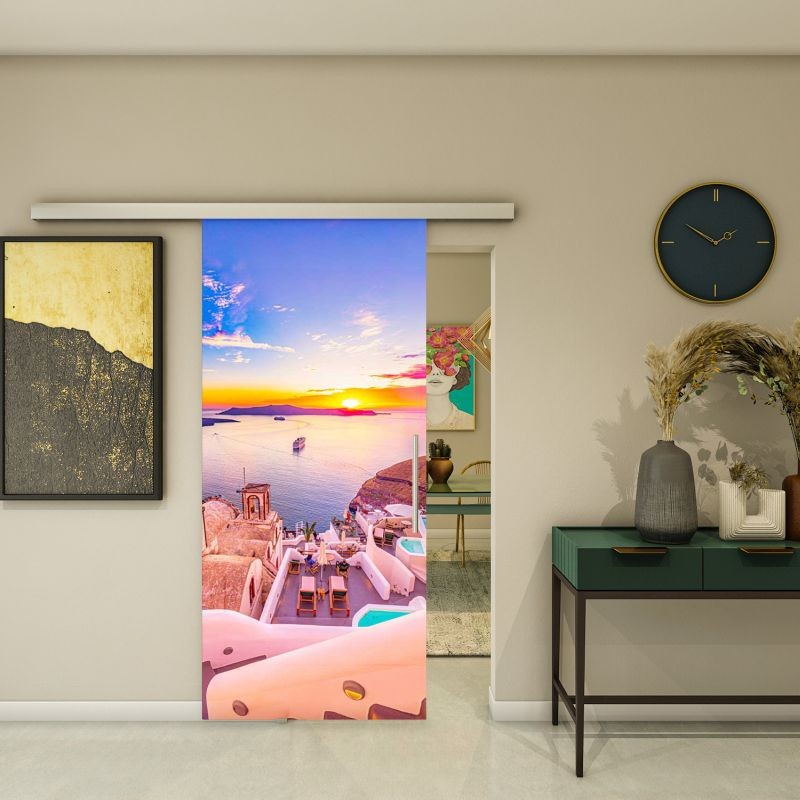Glasschiebetür SLIM-LINE - Fotoprint Modell 125