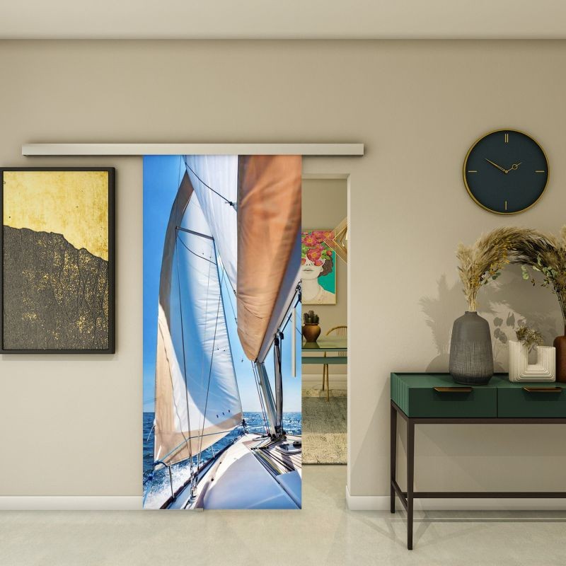Glasschiebetür SLIM-LINE - Fotoprint Modell 137