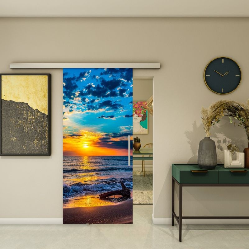 Glasschiebetür SLIM-LINE - Fotoprint Modell 146