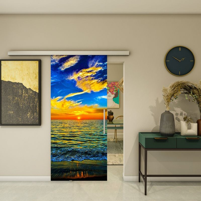 Glasschiebetür SLIM-LINE - Fotoprint Modell 149