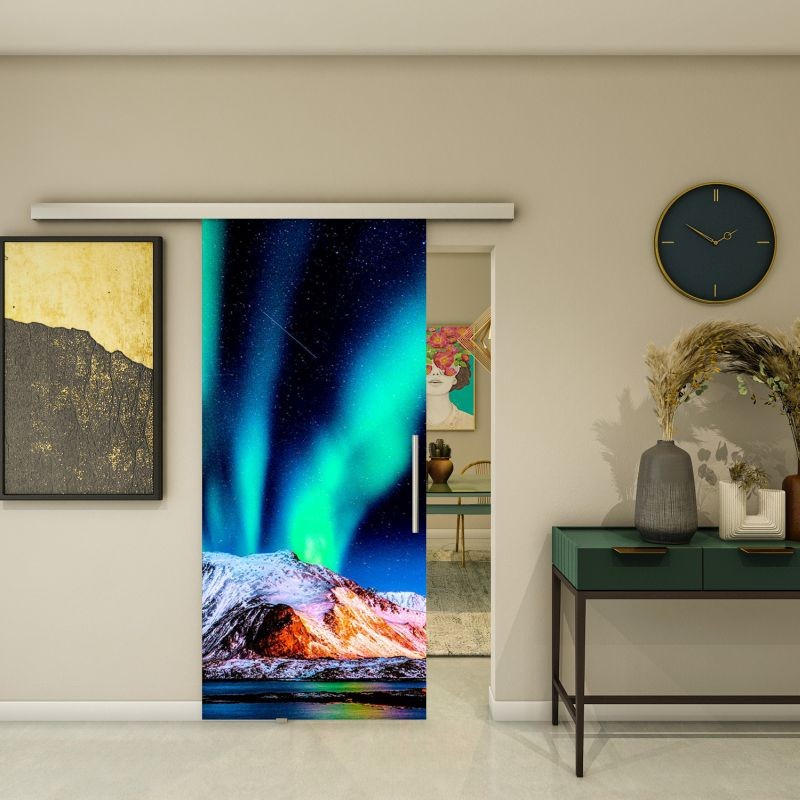 Glasschiebetür SLIM-LINE - Fotoprint Modell 151