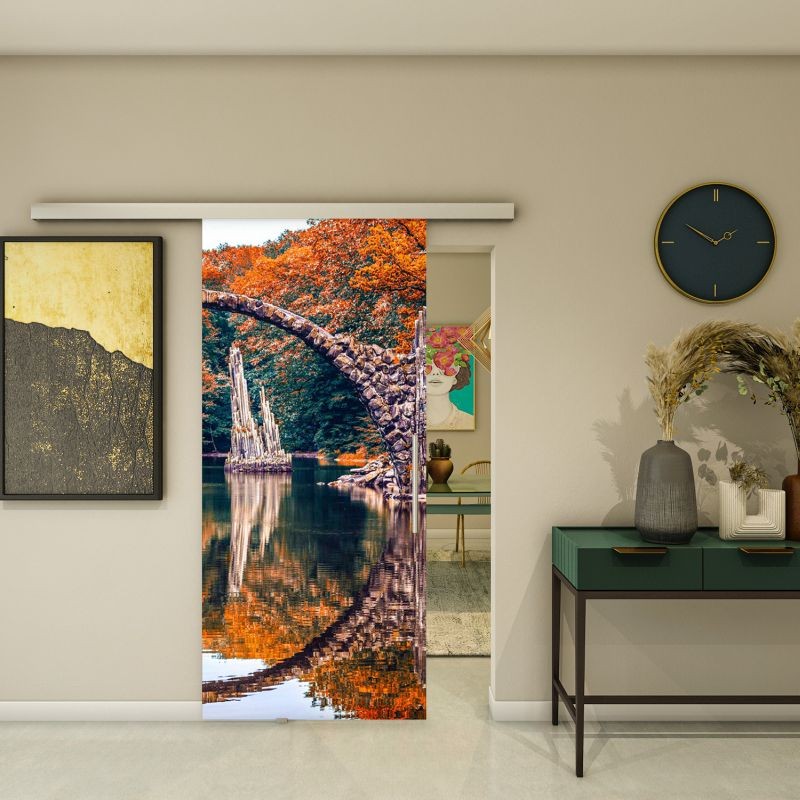 Glasschiebetür SLIM-LINE - Fotoprint Modell 159