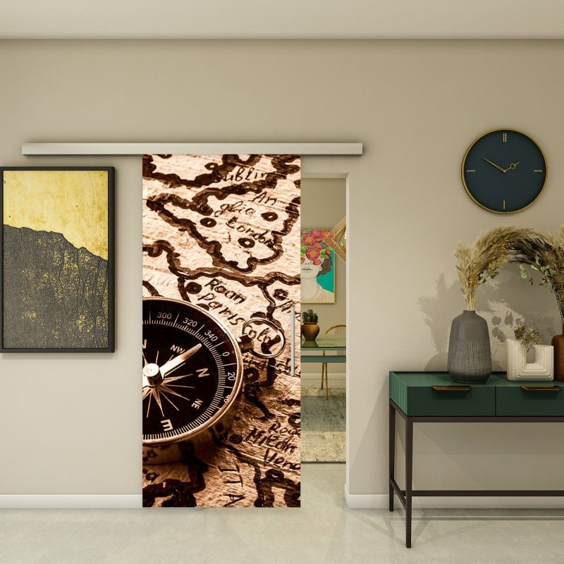 Glasschiebetür SLIM-LINE - Fotoprint Modell 163