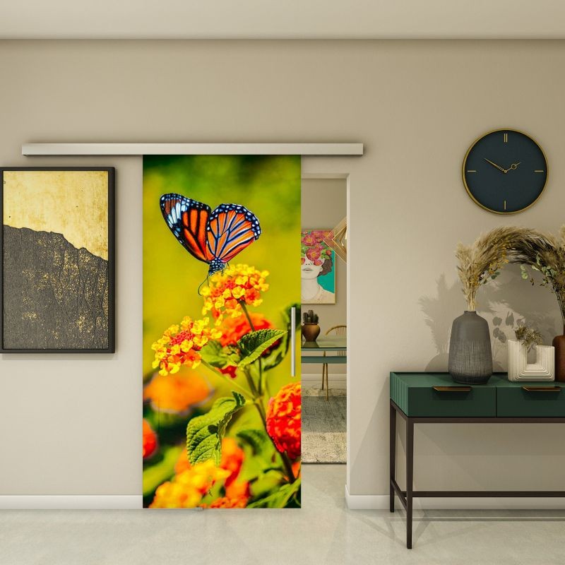 Glasschiebetür SLIM-LINE - Fotoprint Modell 167
