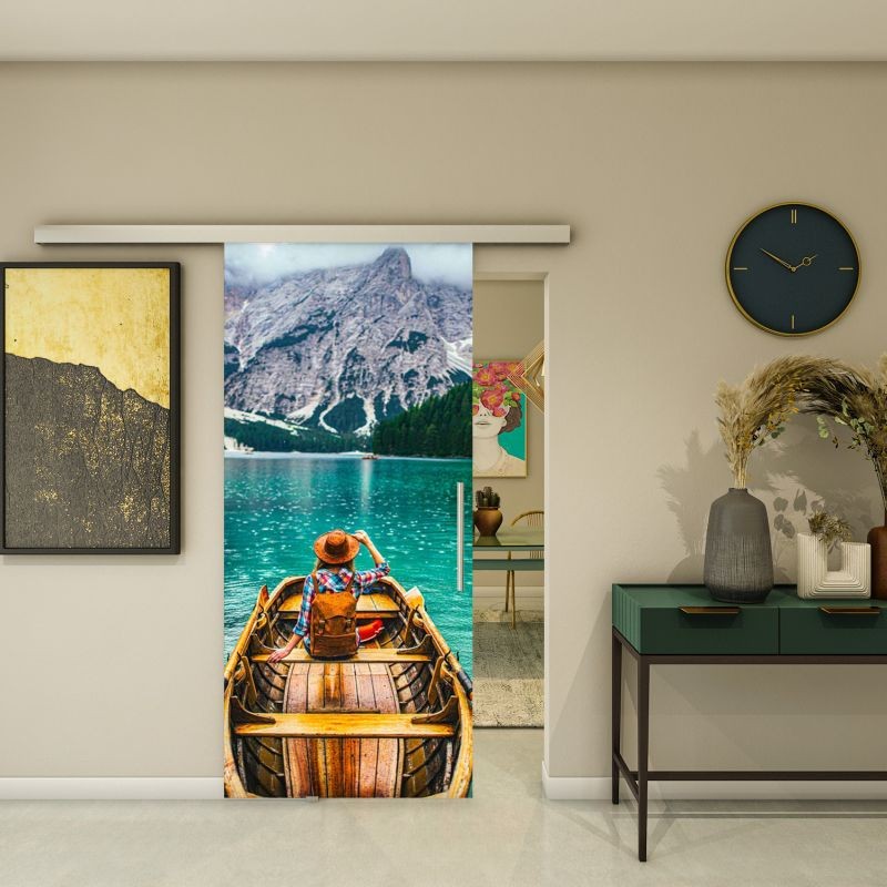 Glasschiebetür SLIM-LINE - Fotoprint Modell 169