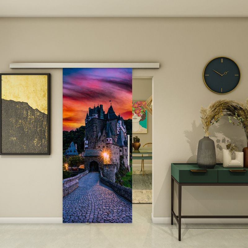 Glasschiebetür SLIM-LINE - Fotoprint Modell 174