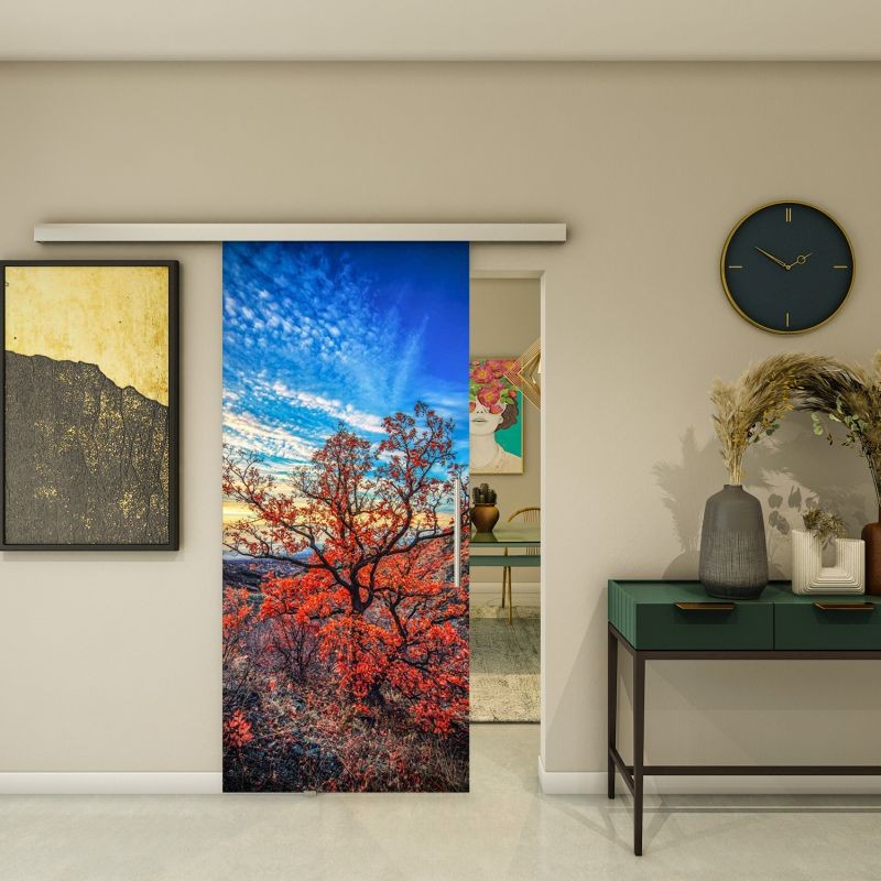 Glasschiebetür SLIM-LINE - Fotoprint Modell 180
