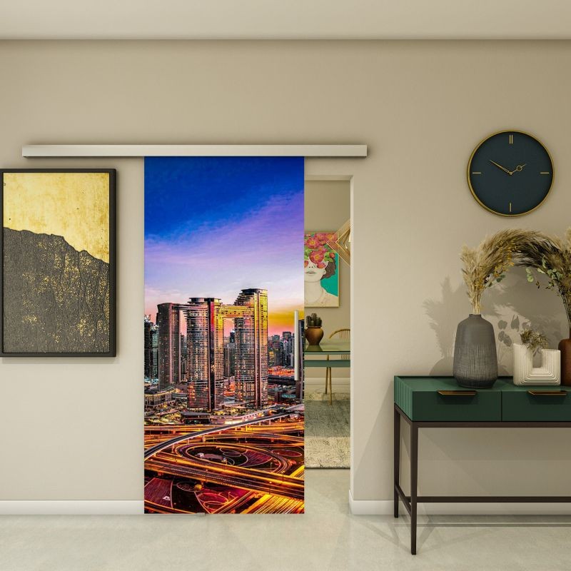 Glasschiebetür SLIM-LINE - Fotoprint Modell 207