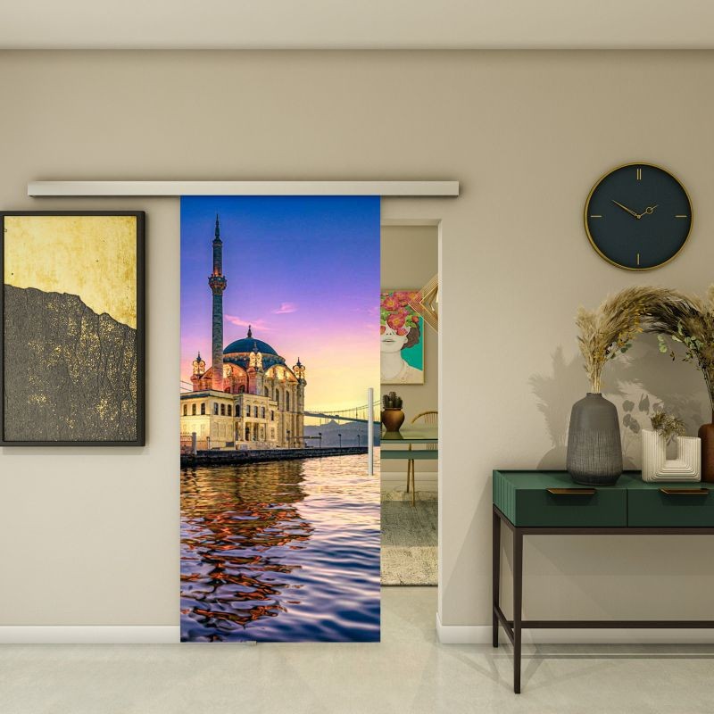 Glasschiebetür SLIM-LINE - Fotoprint Modell 209