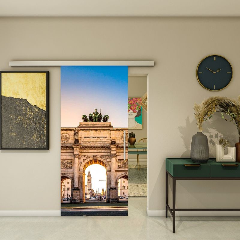 Glasschiebetür SLIM-LINE - Fotoprint Modell 212