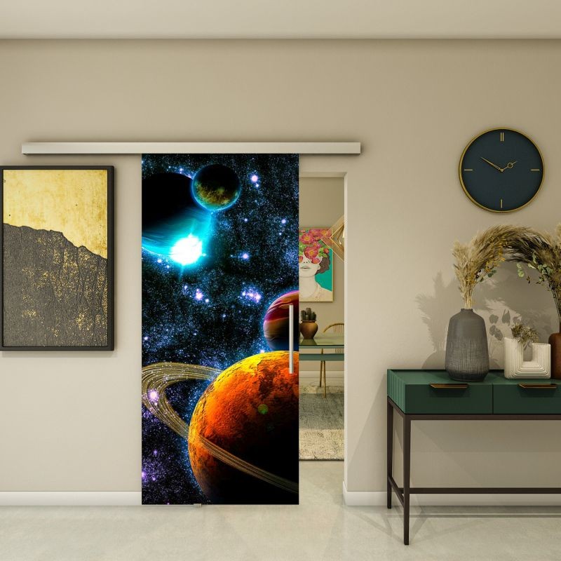 Glasschiebetür SLIM-LINE - Fotoprint Modell 214