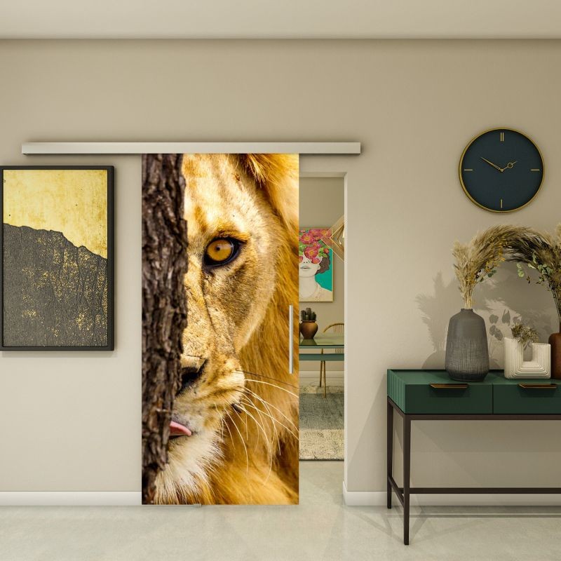 Glasschiebetür SLIM-LINE - Fotoprint Modell 223