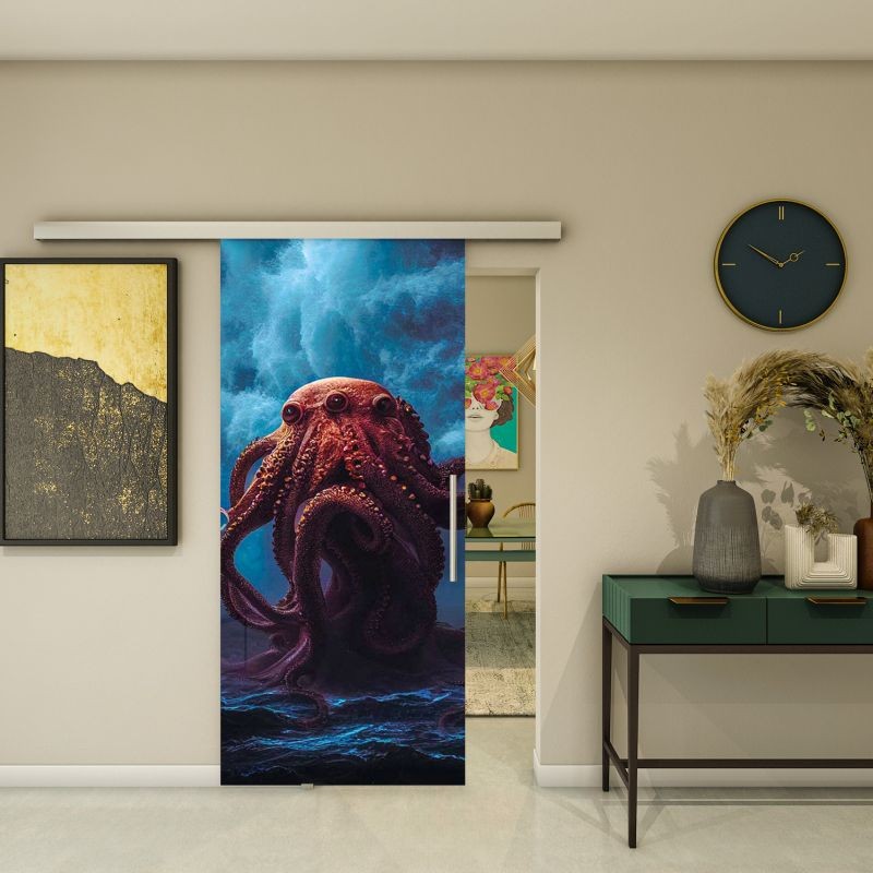 Glasschiebetür SLIM-LINE - Fotoprint Modell 232