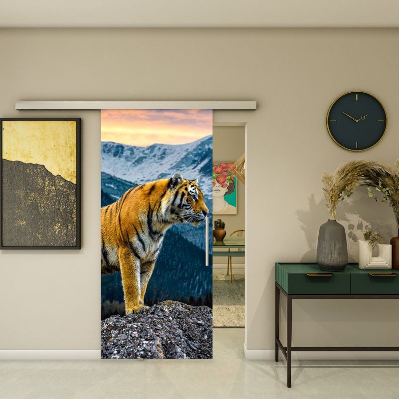 Glasschiebetür SLIM-LINE - Fotoprint Modell 244