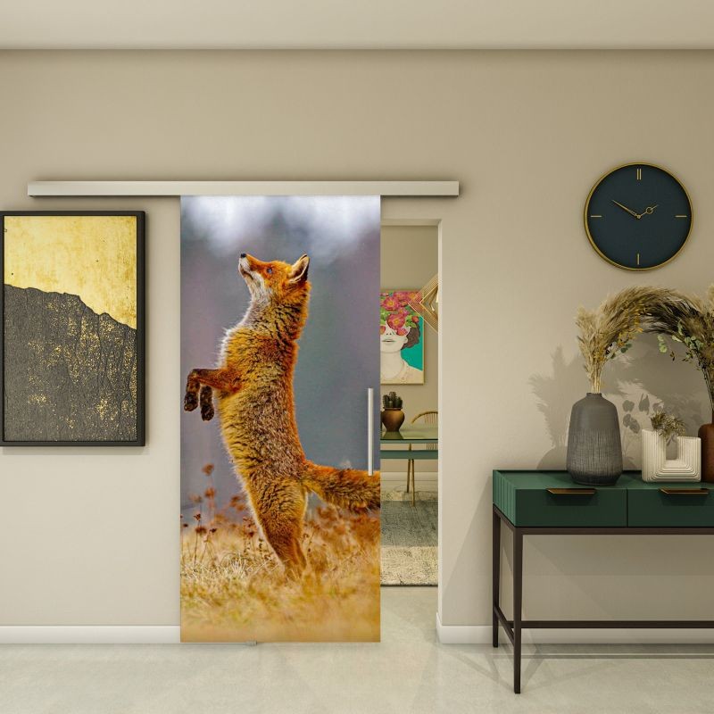 Glasschiebetür SLIM-LINE - Fotoprint Modell 245