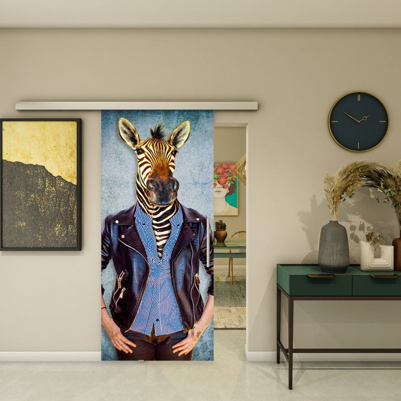 Glasschiebetür SLIM-LINE - Fotoprint Modell 249
