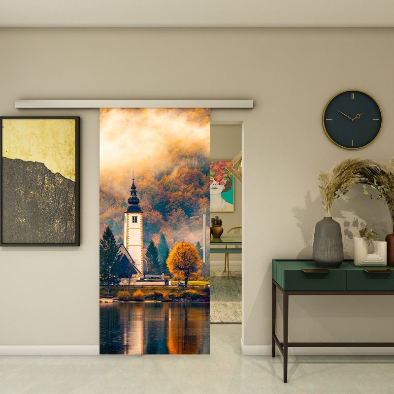 Glasschiebetür SLIM-LINE - Fotoprint Modell 278