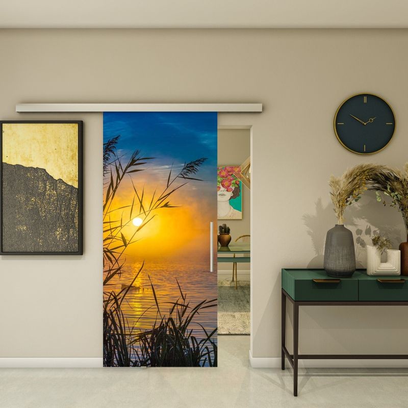 Glasschiebetür SLIM-LINE - Fotoprint Modell 283