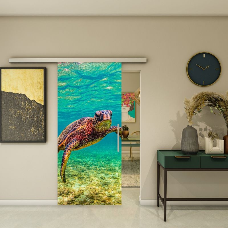 Glasschiebetür SLIM-LINE - Fotoprint Modell 288