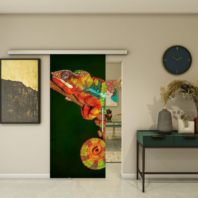 Glasschiebetür SLIM-LINE - Fotoprint Modell 296