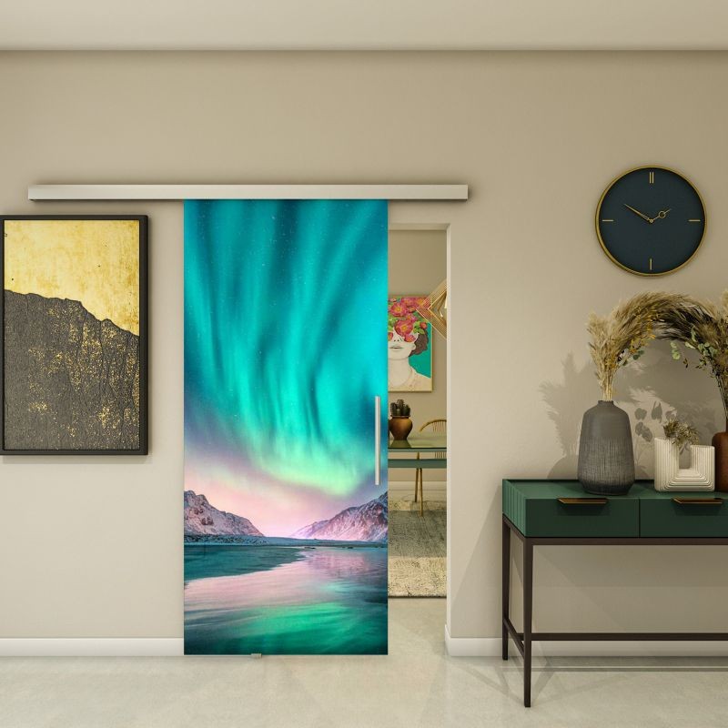 Glasschiebetür SLIM-LINE - Fotoprint Modell 300