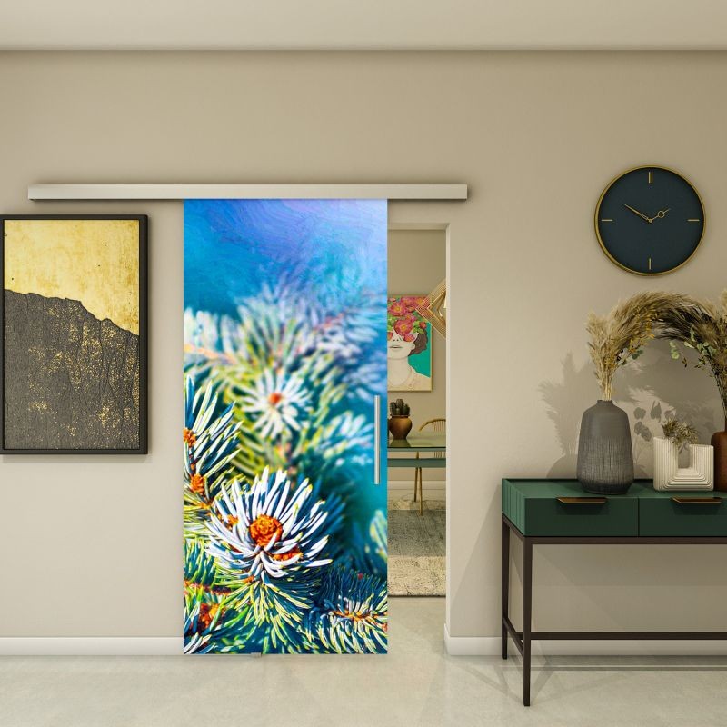 Glasschiebetür SLIM-LINE - Fotoprint Modell 305