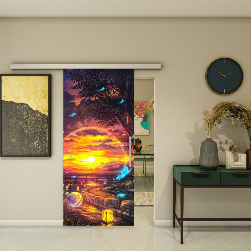 Glasschiebetür SLIM-LINE - Fotoprint Modell 325