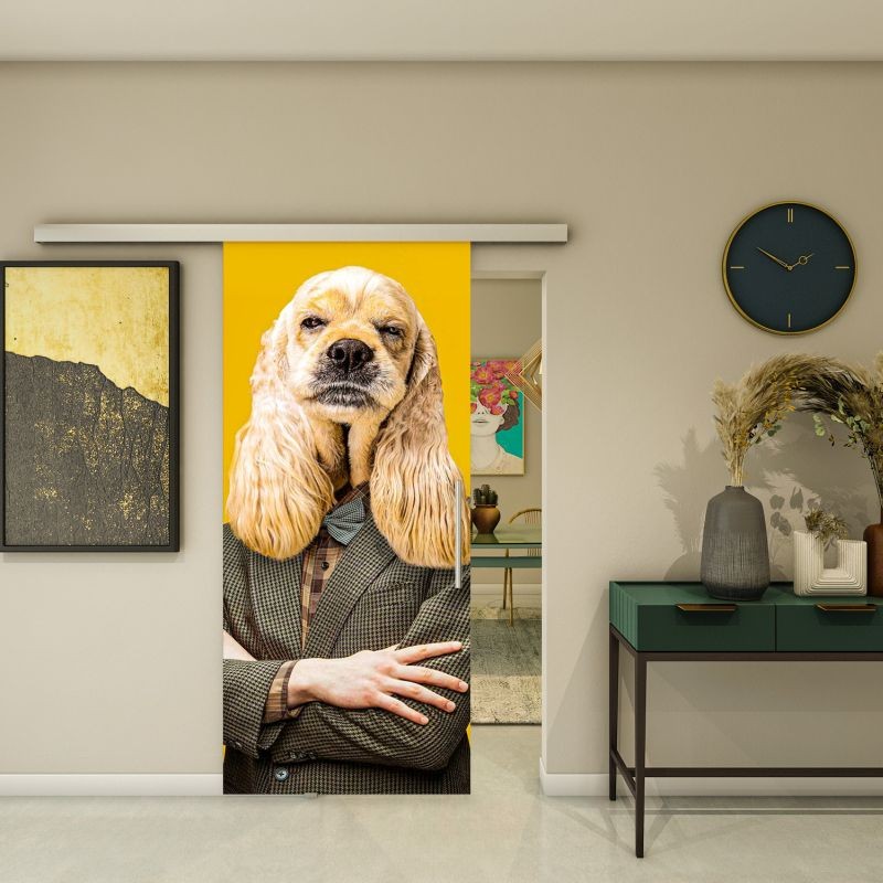Glasschiebetür SLIM-LINE - Fotoprint Modell 337