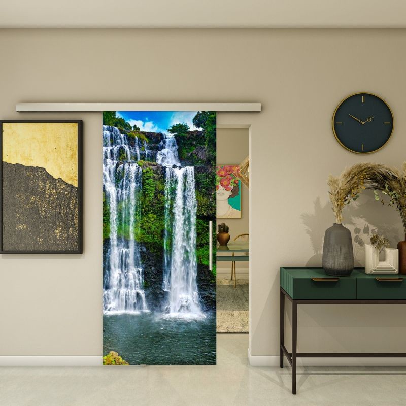 Glasschiebetür SLIM-LINE - Fotoprint Modell 339