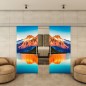 Glasschiebetür SLIM-LINE - Fotoprint Modell 179