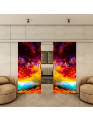 Glasschiebetür SLIM-LINE - Fotoprint Model 340