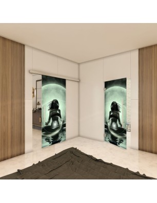 Glasschiebetür SLIM-LINE - Fotoprint Model 38