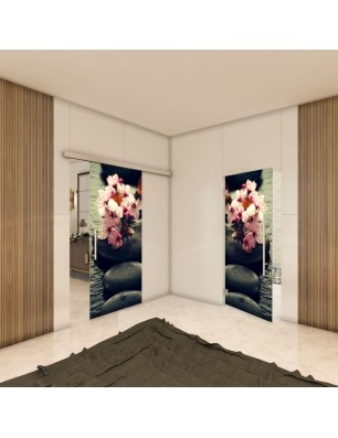 Glasschiebetür SLIM-LINE - Fotoprint Model 40