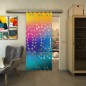 Glasschiebetür SLIM-LINE - Fineprint Modell 203 Verlauf auf Klarglas Glasschiebetür SLIM-LINE - Fineprint Modell 203 Verlauf auf Klarglas