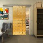 Glasschiebetür SLIM-LINE - Fineprint Modell 033 Gold auf Klarglas