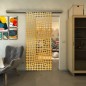 Glasschiebetür SLIM-LINE - Fineprint Modell 162 Gold auf Klarglas