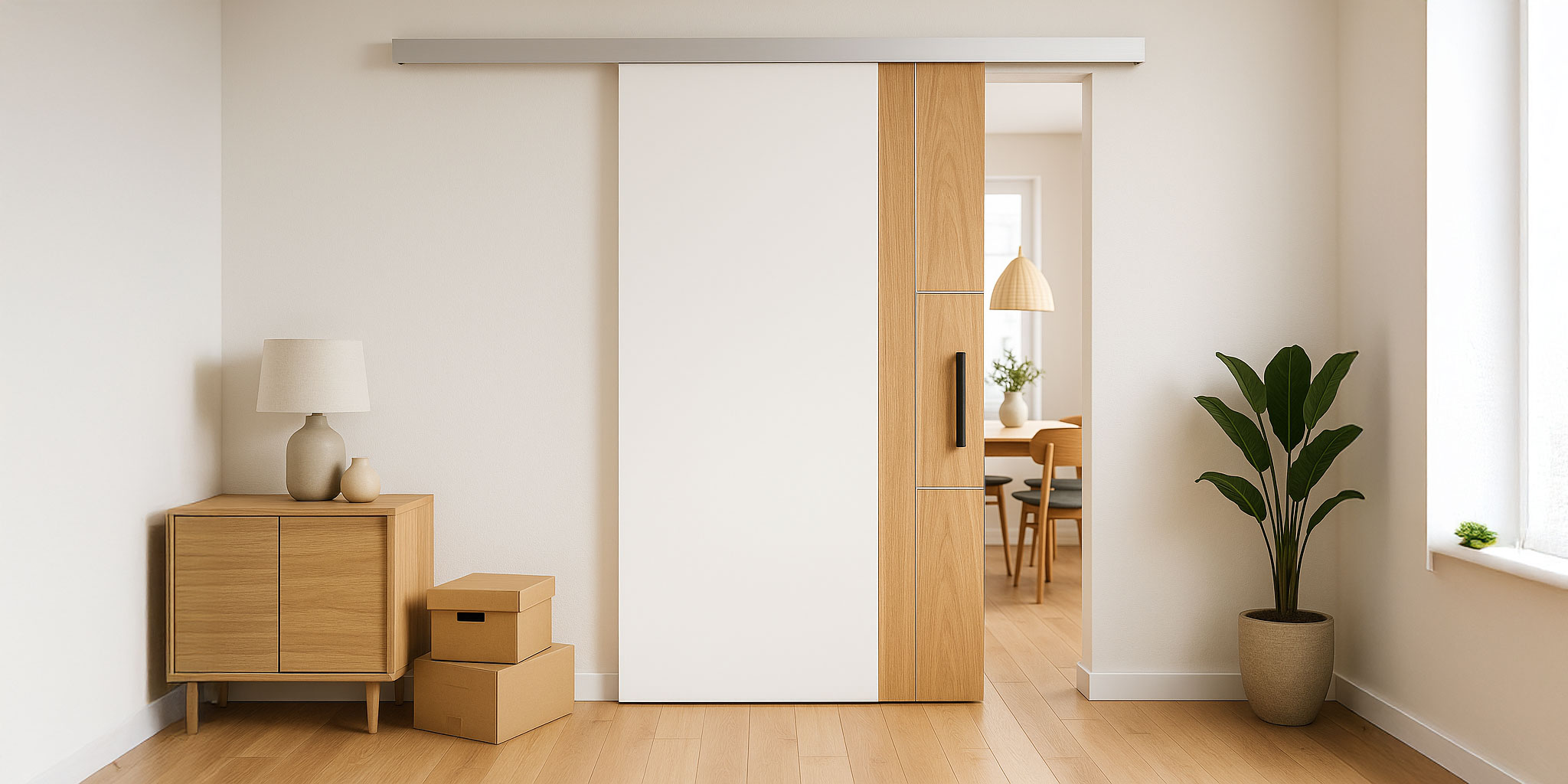 Mehr Platz, mehr Stil - Holzschiebetüren