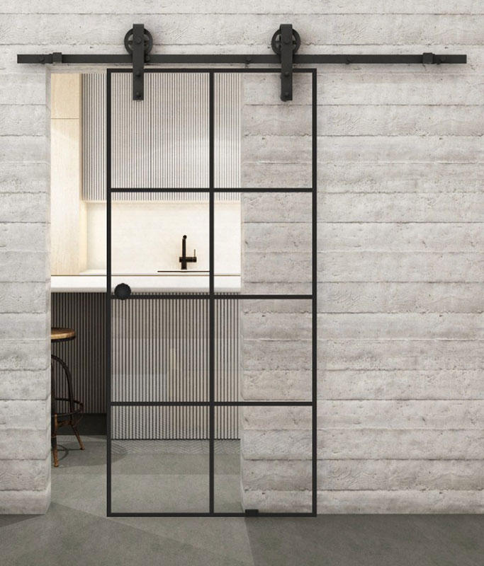Loft-Glasschiebetüren